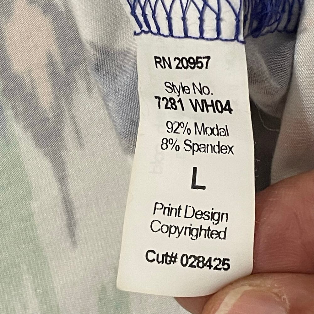 Tori Richard Honolulu V-Neck Shift Dress Tropical Fish Print Size L Multicolor - Picture 10 of 10